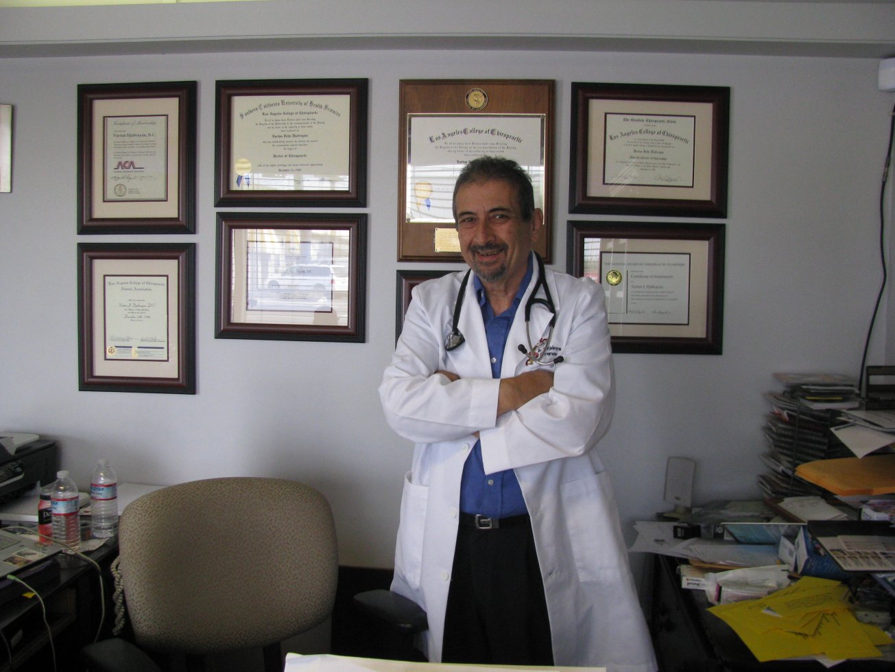 Dr. Vartan J. Djabrayan D.C., Chiropractor