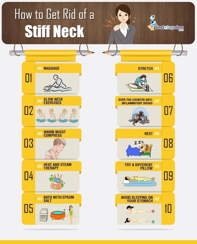 Stiff neck? 6 prevention methods